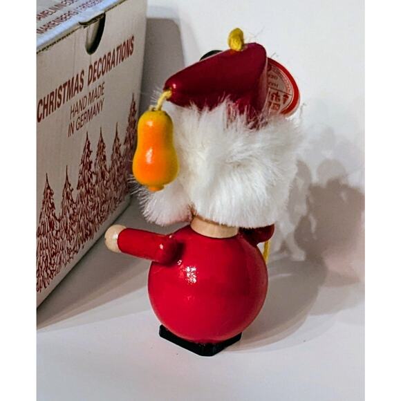 Steinbach Germany Santa Partridge Pear Tree 12 Days of Christmas Ornament Vtg - Picture 2 of 4